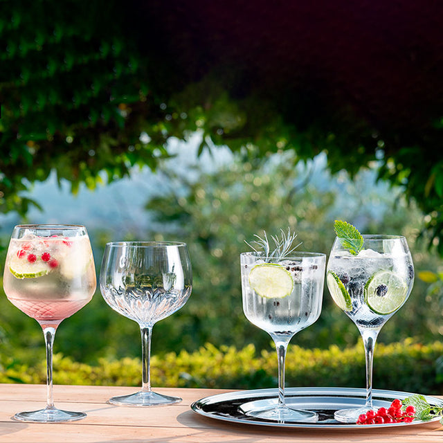 Gin Selection Ensemble De Verres À Gin Tonic Lot 4 Pcs