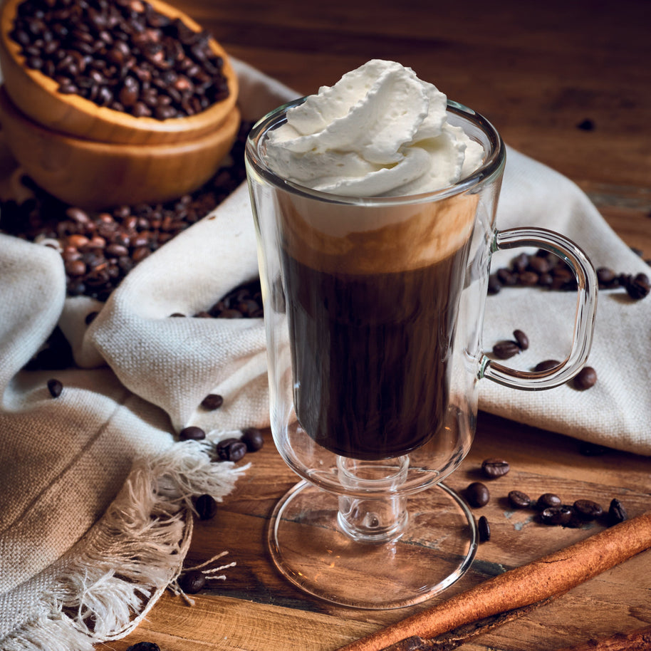 Thermic Glass Drink & Design Irish Coffee Calice Irish Coffe 25 cl In Vetro Termico Borosilicato Set 2 Pz