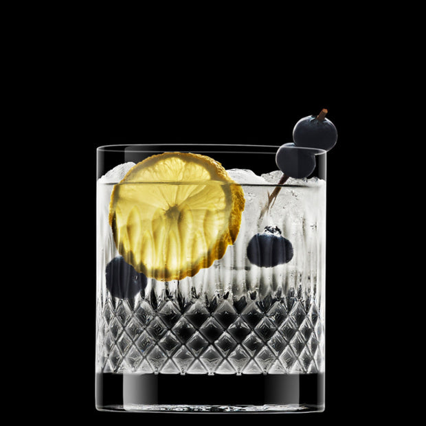 Diamante Verre À Whisky Dof 38 cl Lot 6 Pcs