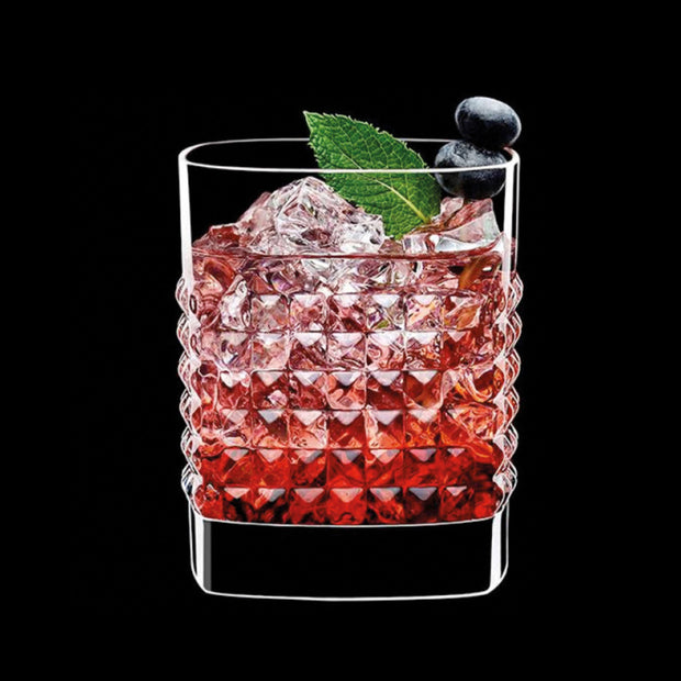 Mixology Elixir Bicchiere Whisky DOF 38 cl In Vetro Set 6 Pz
