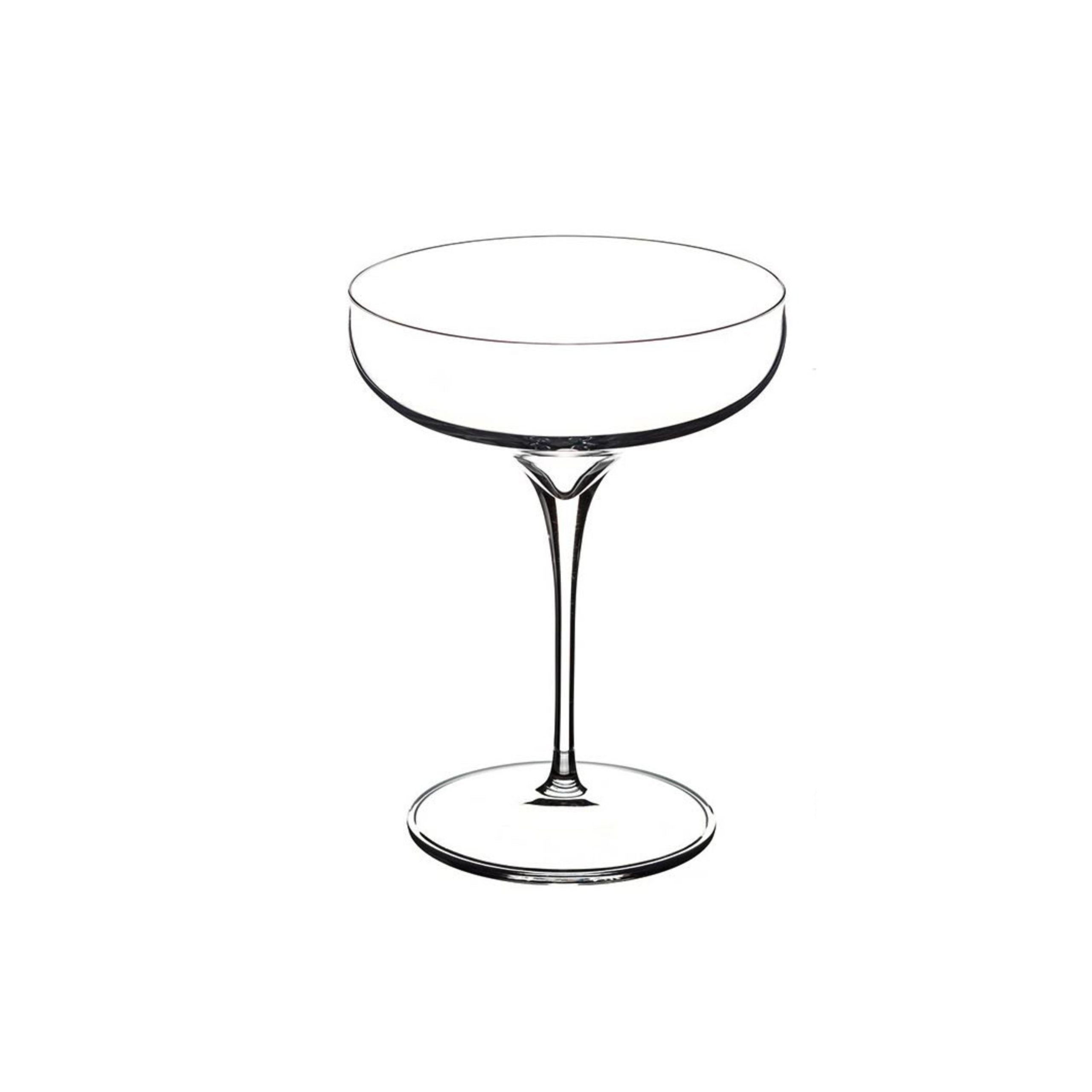 Vinea Coppa Champagne 30 cl In Vetro Set 6 Pz